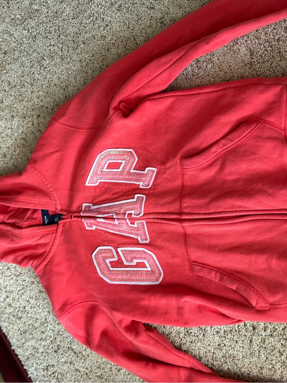 Girls orange GAP hooded sweater 🍊